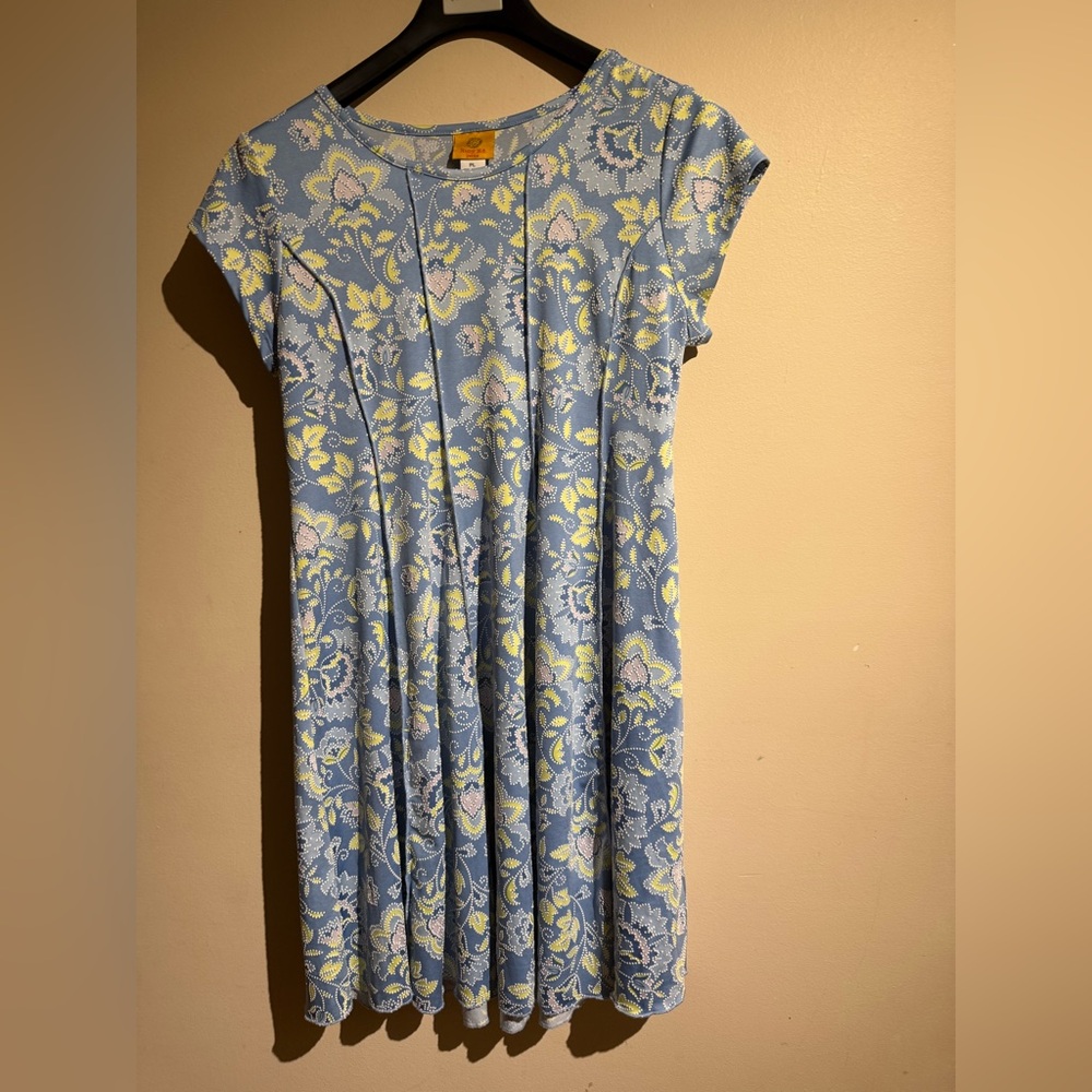 Ruby Rd. Blue And Green Patterned Top - image 1